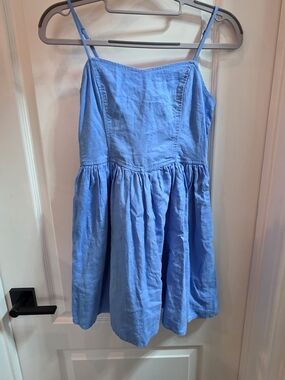 aerie Light Blue Spaghetti Strap Sundress